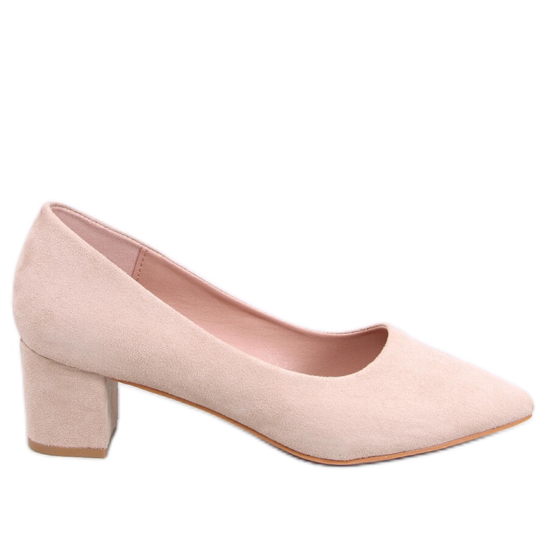 Zapatos de tacón bajo Trabersi Apricot beige
