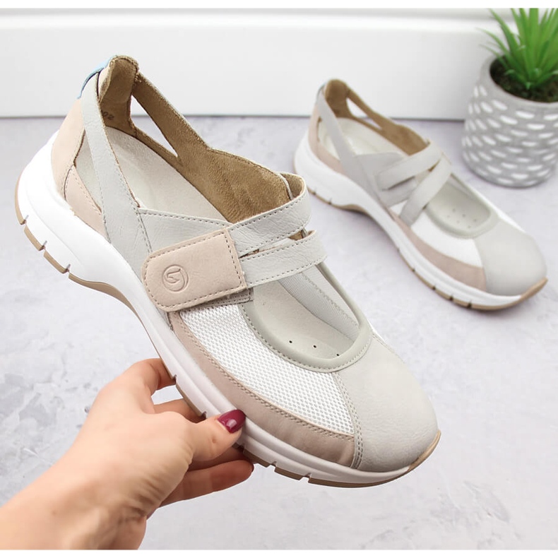 Zapatos cómodos de mujer con velcro, multicolor Remonte D0G08-40