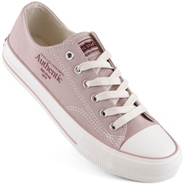 Zapatillas de mujer con cordones Big Star NN274239 rosado