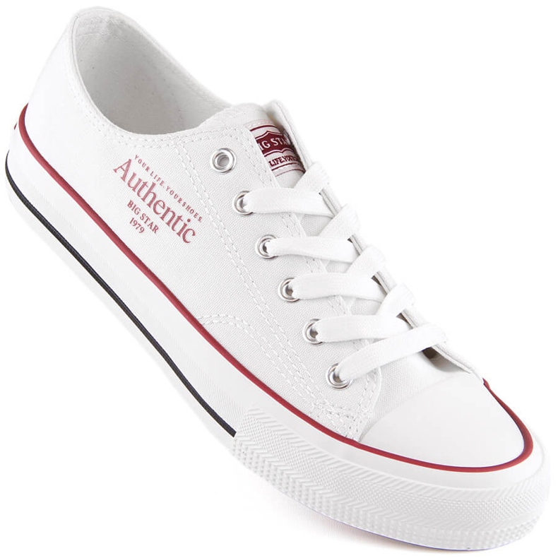 Zapatillas con cordones Big Star NN274235 blancas blanco