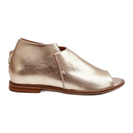 Sandalias Mujer Piel Laura Messi 2443 Dorado