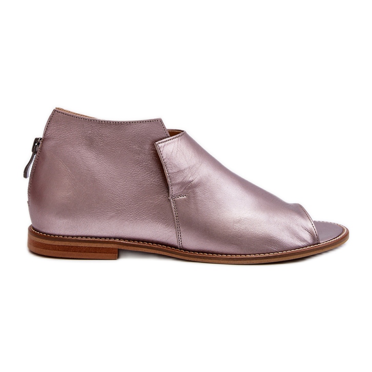 Sandalias Mujer Piel Laura Messi 2443 Oro Rosa rosado