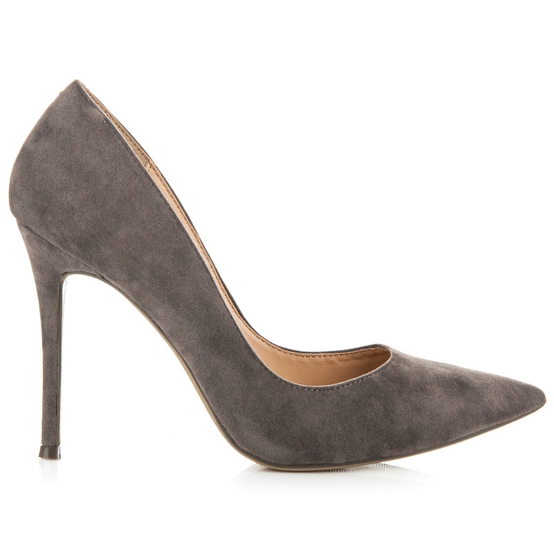 Vices Tacones de ante gris