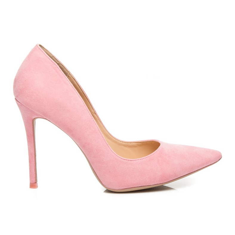 Vices Tacones de ante rosado
