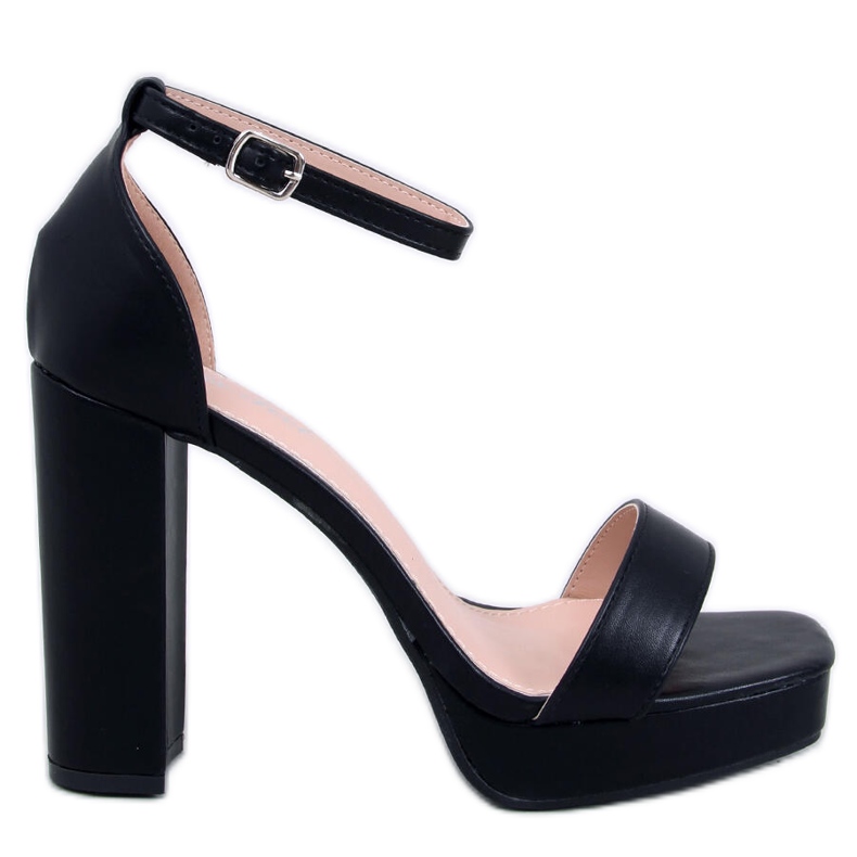 Tayga Sandalias plataforma negras negro