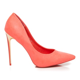 Seastar Bombas de gamuza en un talón rosa multicolor