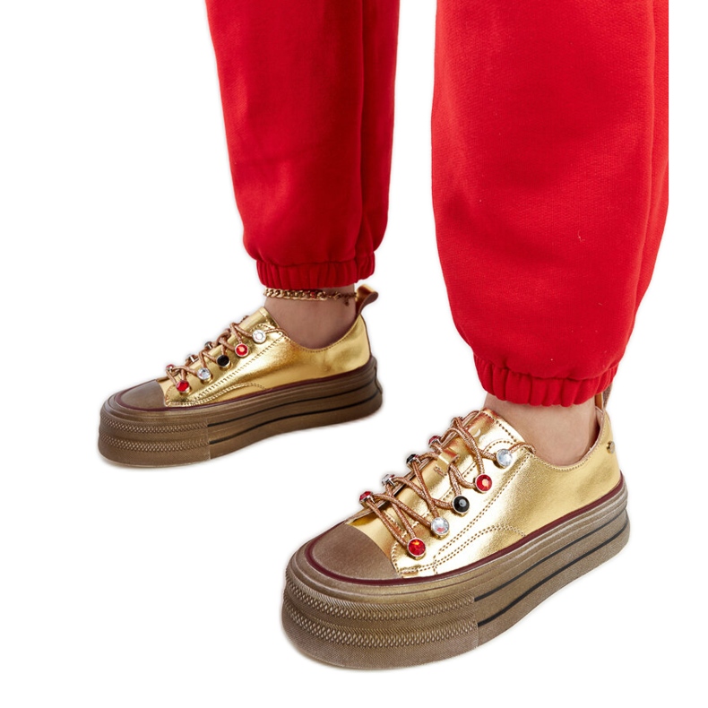 Zapatillas doradas con plataforma GOE NN2N4055. dorado Zapatillas doradas con plataforma GOE NN2N4055. dorado