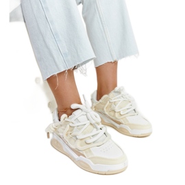 Deportivas beige con inserciones de tejido Melilot