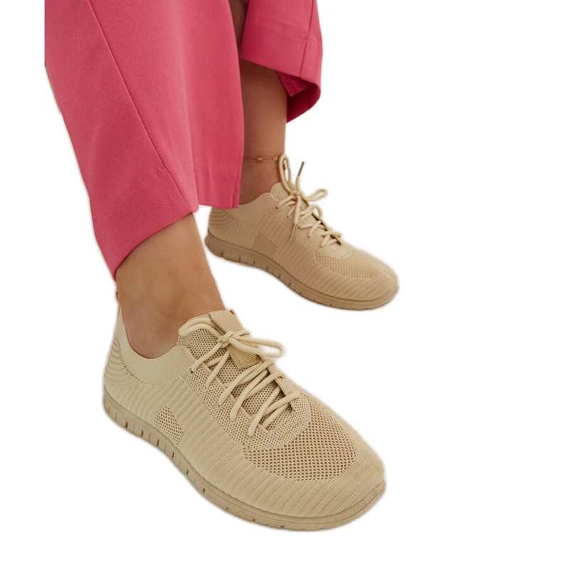 Zapatillas de tela beige de Erminio