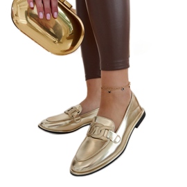 Mocasines Zana clásicos dorados