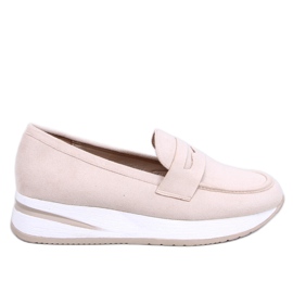 Pacifs Mocasín cuña beige