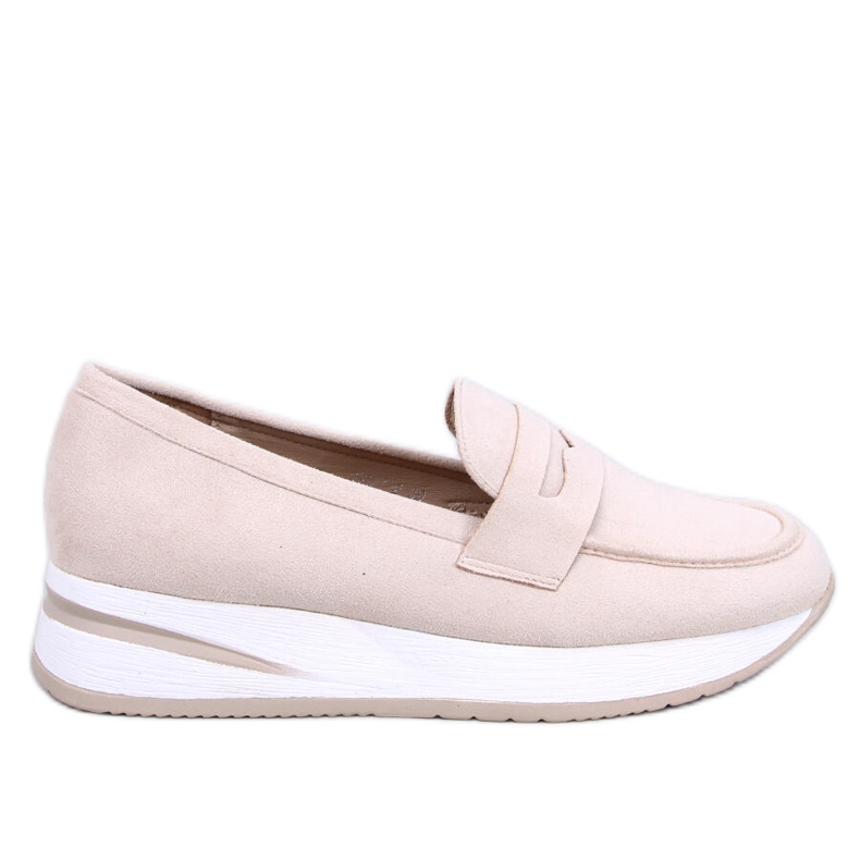 Pacifs Mocasín cuña beige