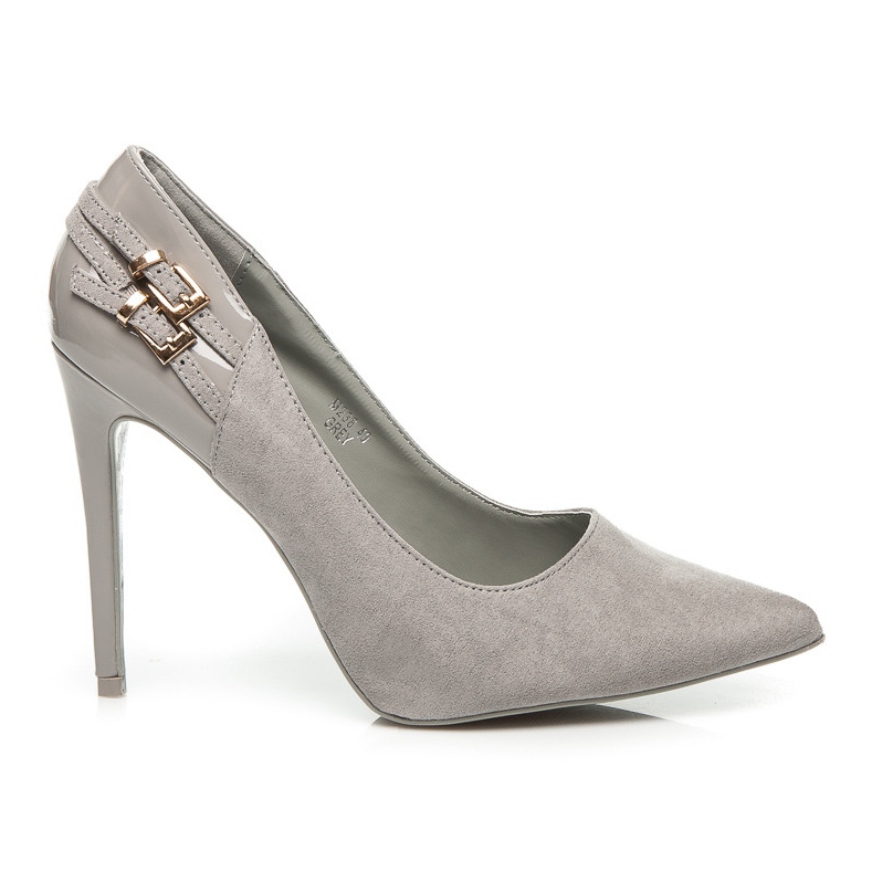 Seastar Tacones altos de moda con hebilla gris