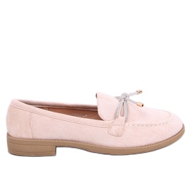 Mocasines mujer Saras de ante color Beige