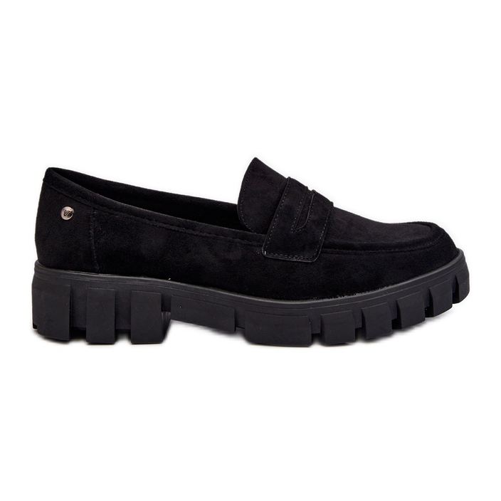 Vinceza Mocasines Mujer Ante Eco Negro de Seravisa
