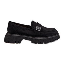 Vinceza Mocasines de Mujer Con Correa Flanila Negro