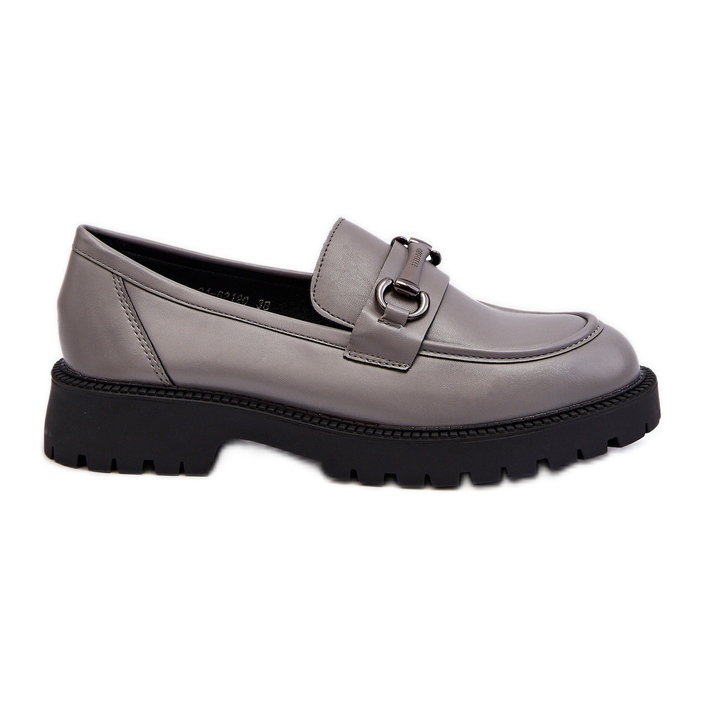 Vinceza Mocasines Mujer Piel Ecológica Gris Ledda