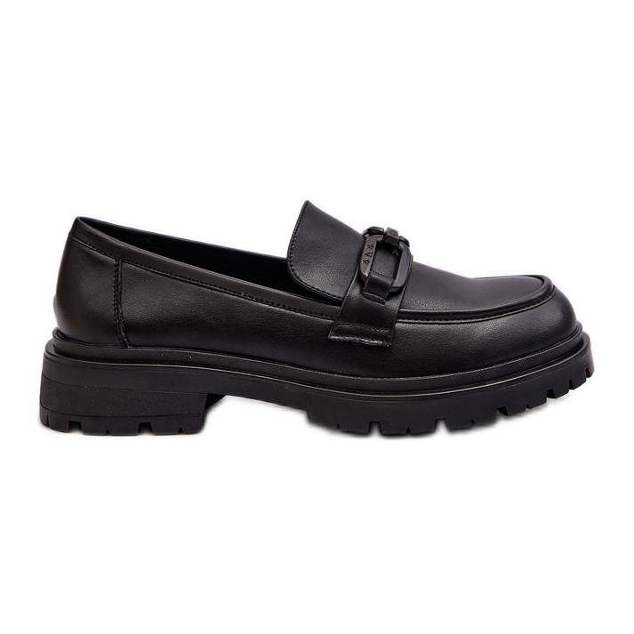 Vinceza Mocasines Mujer Piel Natural Negro Imbleria