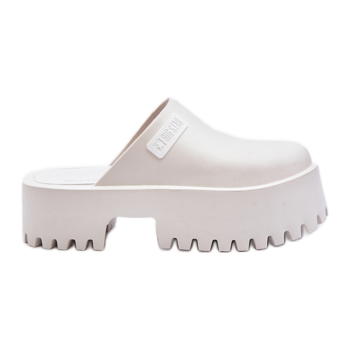 Chanclas de Mujer con Suela Maciza Big Star NN274015 Blanco