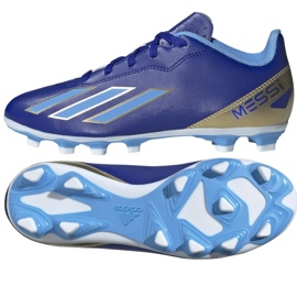 Zapatillas Adidas X Crazyfast Club Messi Jr FxG ID0720 azul