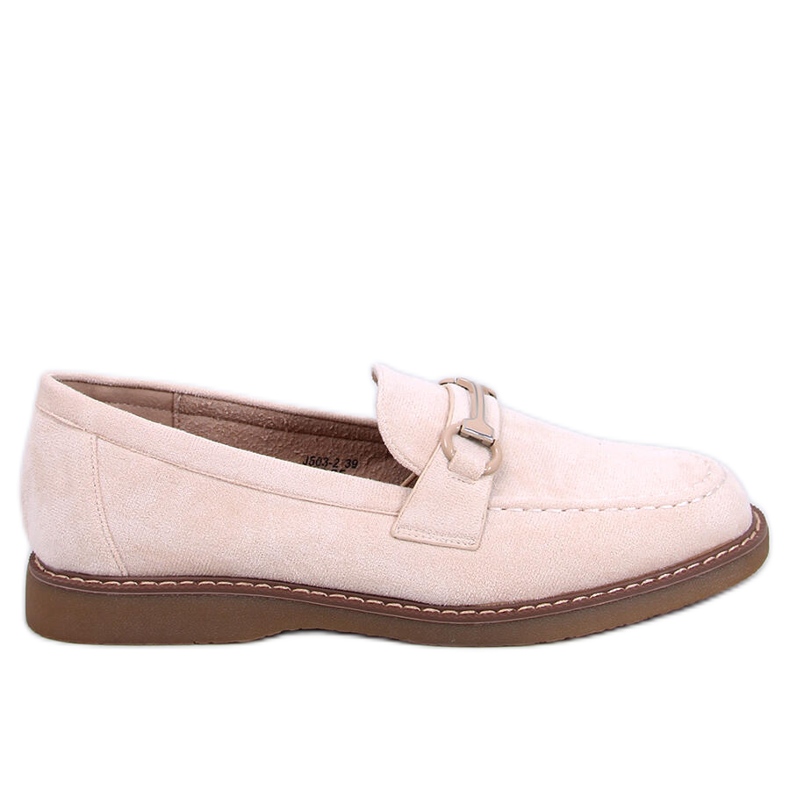 Mocasines mujer States en ante beige