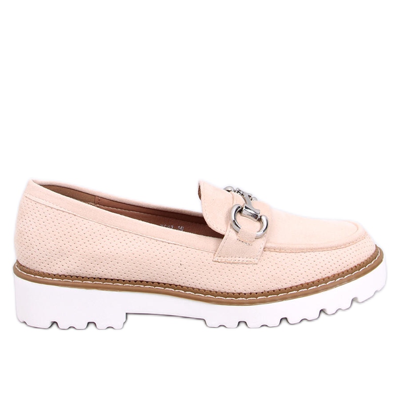 Mocasines de mujer Clays Beige