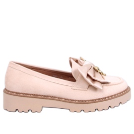 Mocasines Pennsy Beige con osito decorativo