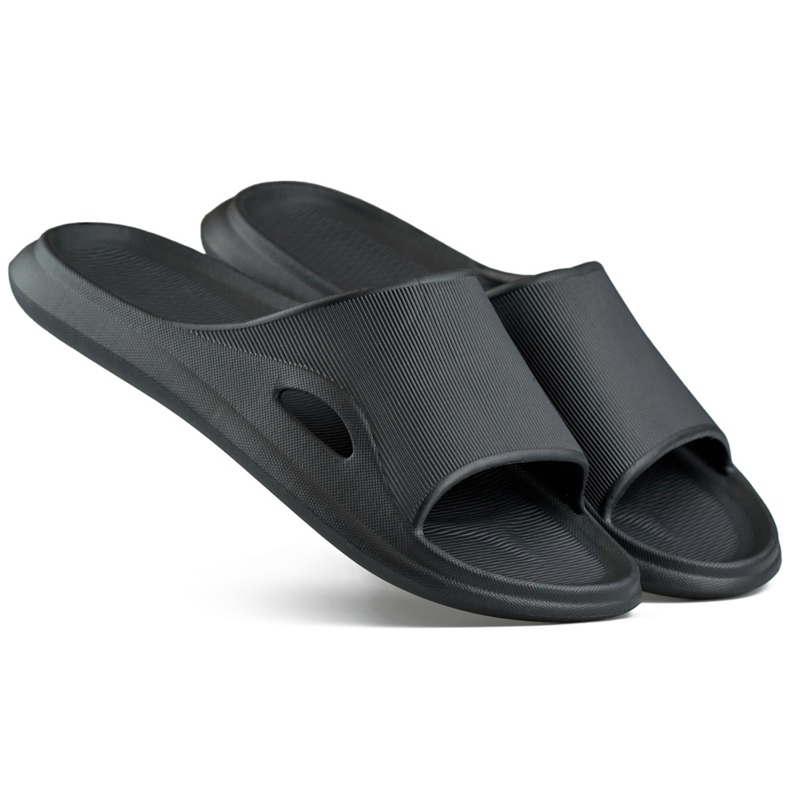Chanclas de piscina negras negro