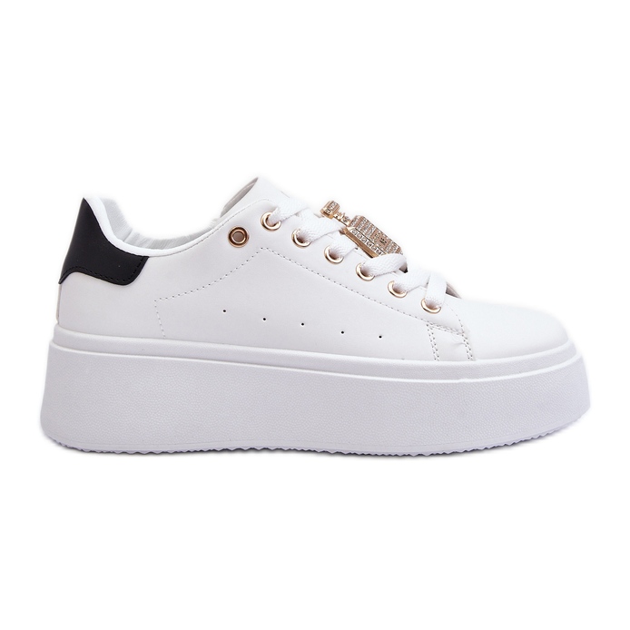 Deportivas Mujer Blancas Con Adorno Celedria blanco