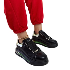 Zapatillas negras con plataforma GOE NN2N4030. negro