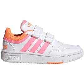 Zapatillas Adidas Hoops 3.0 Cf C Jr H03862 blanco