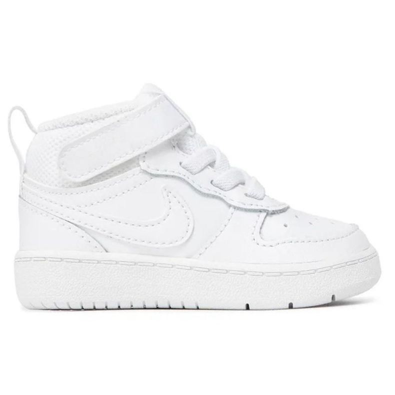 Zapatillas Nike Court Borough Mid2 (TDV) Jr CD7784-100 blanco