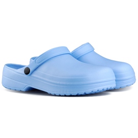 Pantuflas completas azules tipo Kroksy