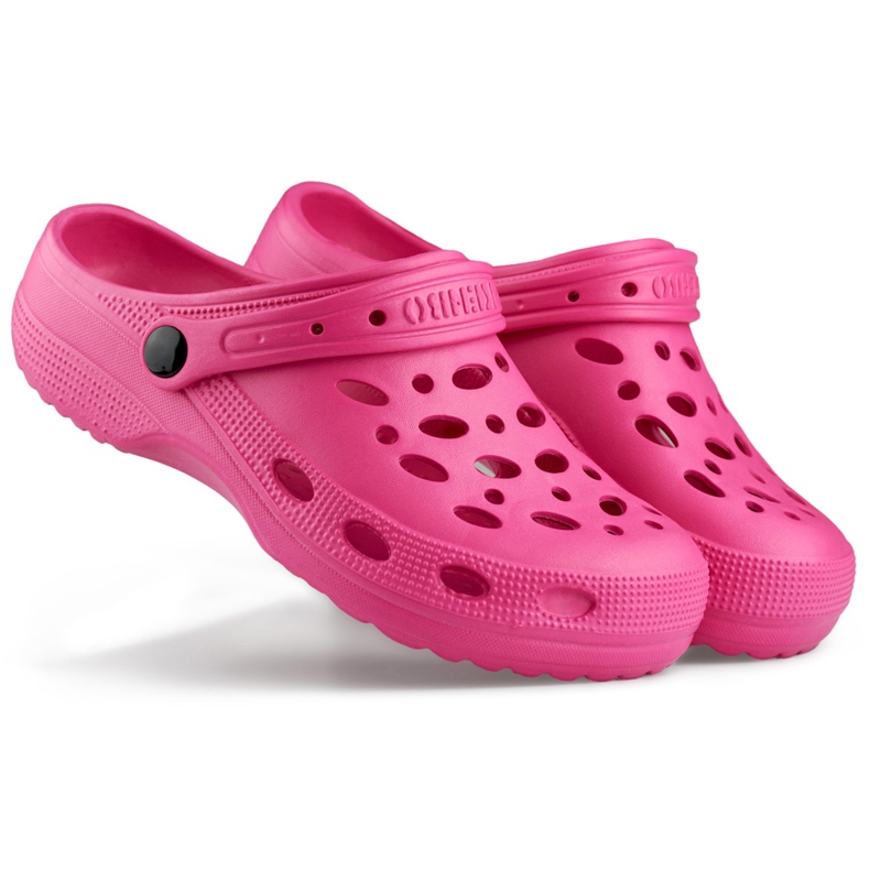 Chanclas Kroksy rosa rosado