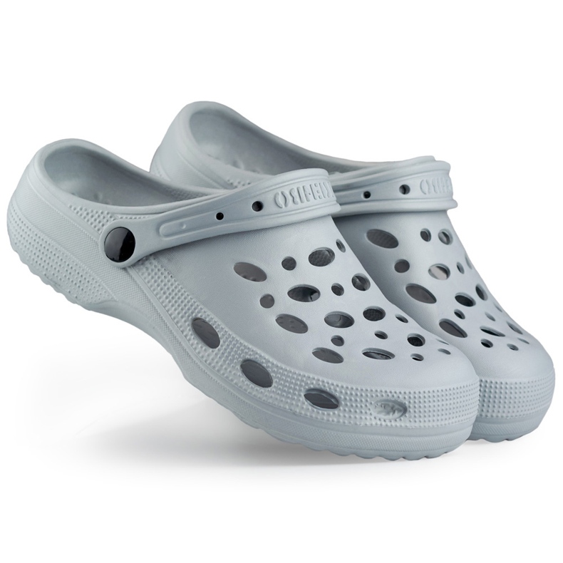 Chanclas cocodrilo gris