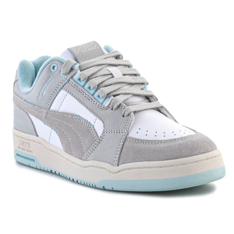 Zapatos deportivos femeninos puma slipstream lo cosido 386576-01 gris