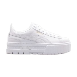 Zapatillas Puma Mayze Lth Jr 384527-01 blanco
