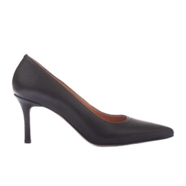 Marco Shoes tacones altos negro