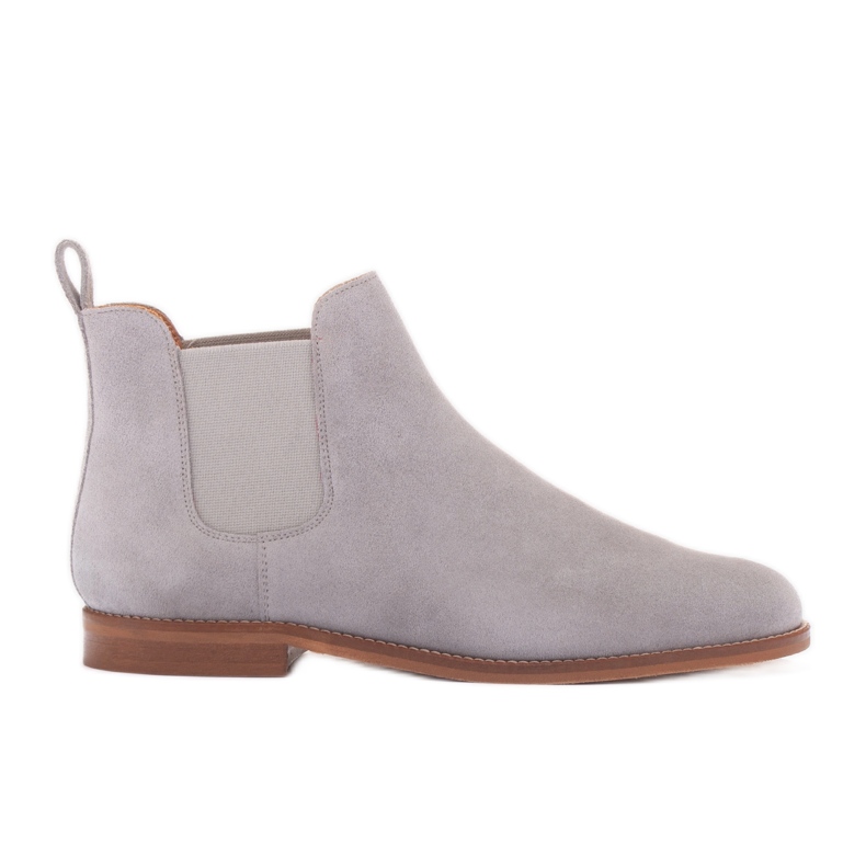 Marco Shoes Botas Chelsea grises Iggy beige
