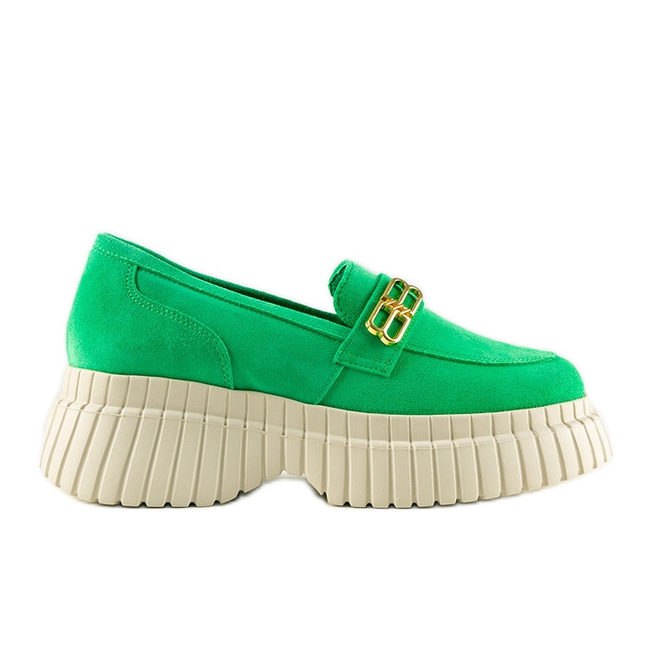 Zapatos karino ante verde