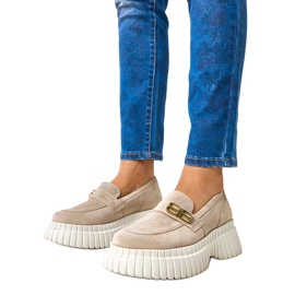 Zapatos Karino ante beige