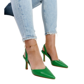 Tacones abiertos Fontanile verdes