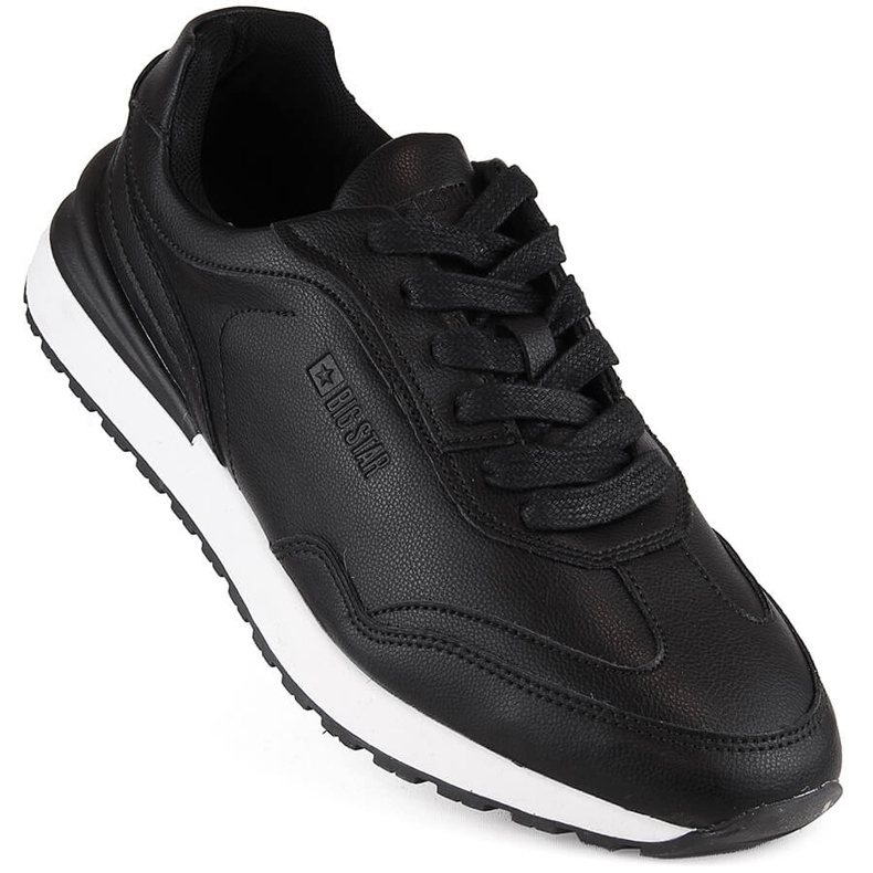 Zapatos deportivos hombre piel negros Big Star NN174287