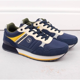 Deportivas hombre piel azul marino McKeylor 74111 Deportivas hombre piel azul marino McKeylor 74111