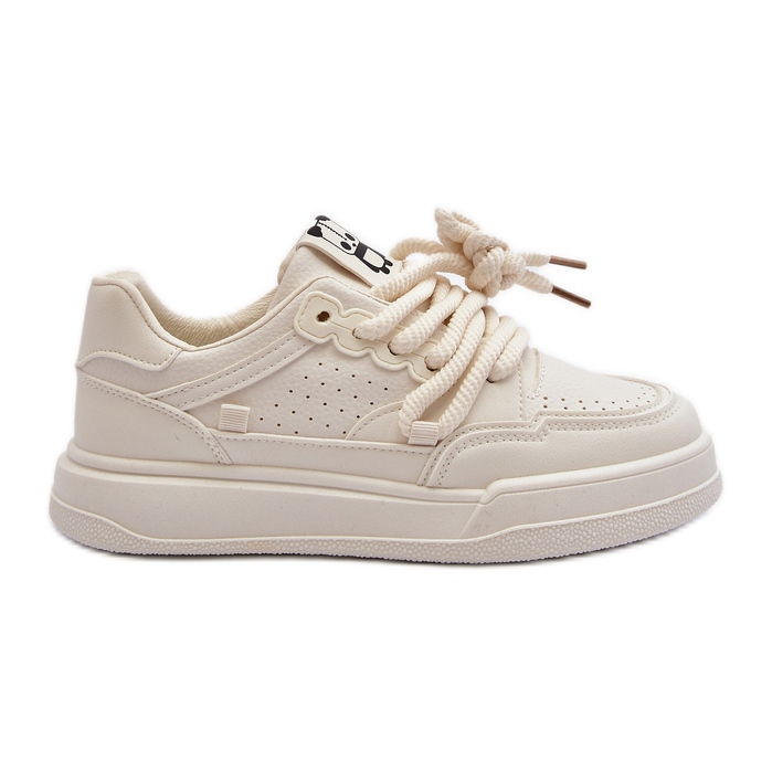 Deportivas Mujer Piel Ecológica Beige Avaalis