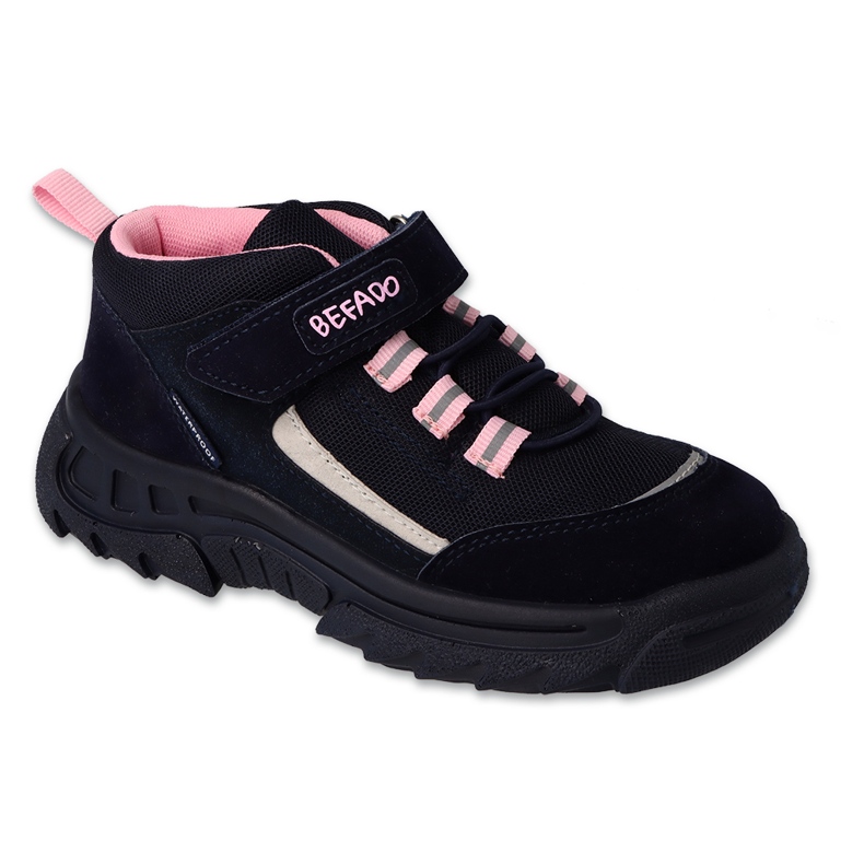 Zapatos befado niño marino/rosa 515Y001 negro