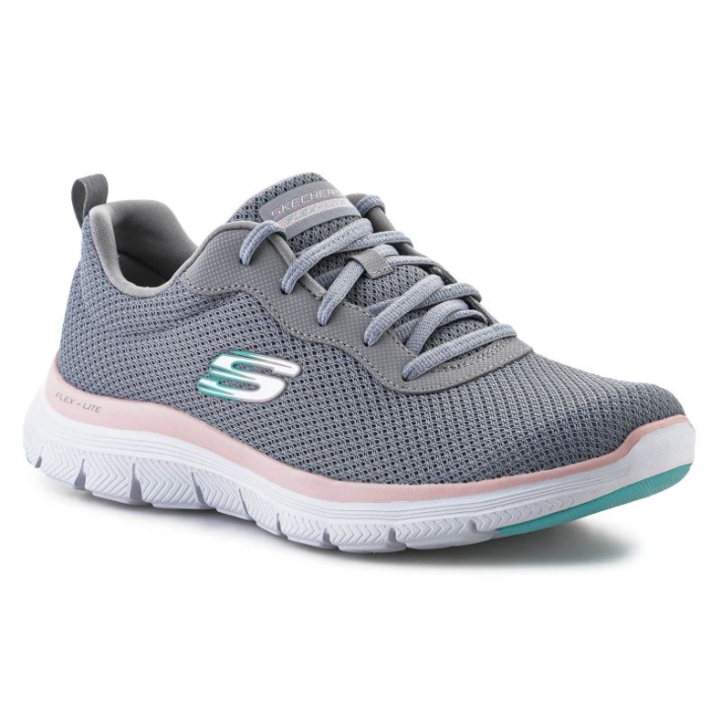 Zapatillas Skechers Flex Appeal 4.0 W 149303-GYLP gris