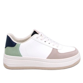 Zapatillas de mujer Everss Caqui blanco