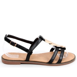 Sandalias mujer Hermine Negro
