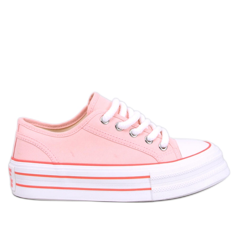 Moorel Zapatillas doble suela rosa rosado